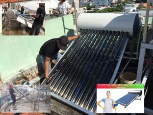 vệ sinh máy nước nóng năng lượng mặt trời