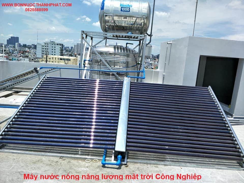 Máy nước nóng năng lượng mặt trời 1000 lít hệ 20 phòng 4 Máy nước nóng năng lượng mặt trời Công Nghiệp