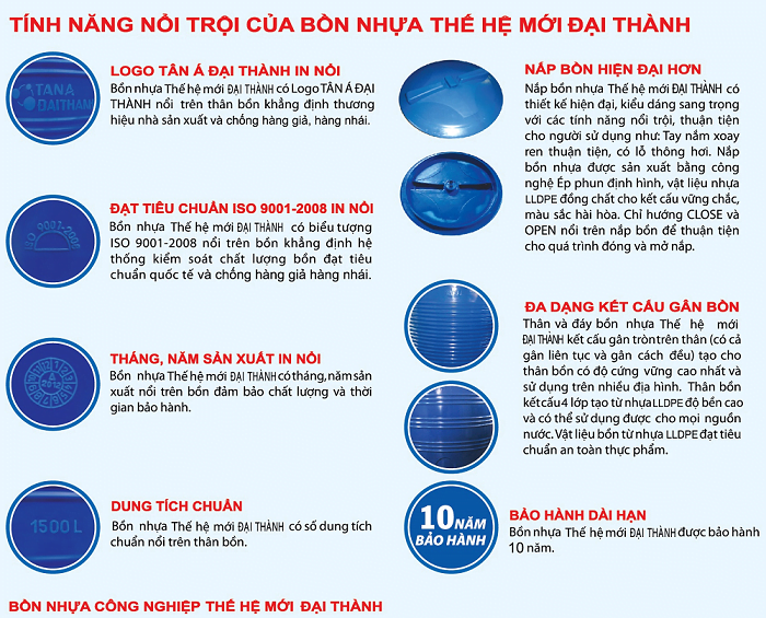 Thong tin san pham bon nhua Dai Thanh 10 nam