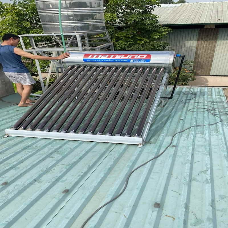 Quy trình sửa máy nước nóng năng lượng mặt trời Quận Bình Tân