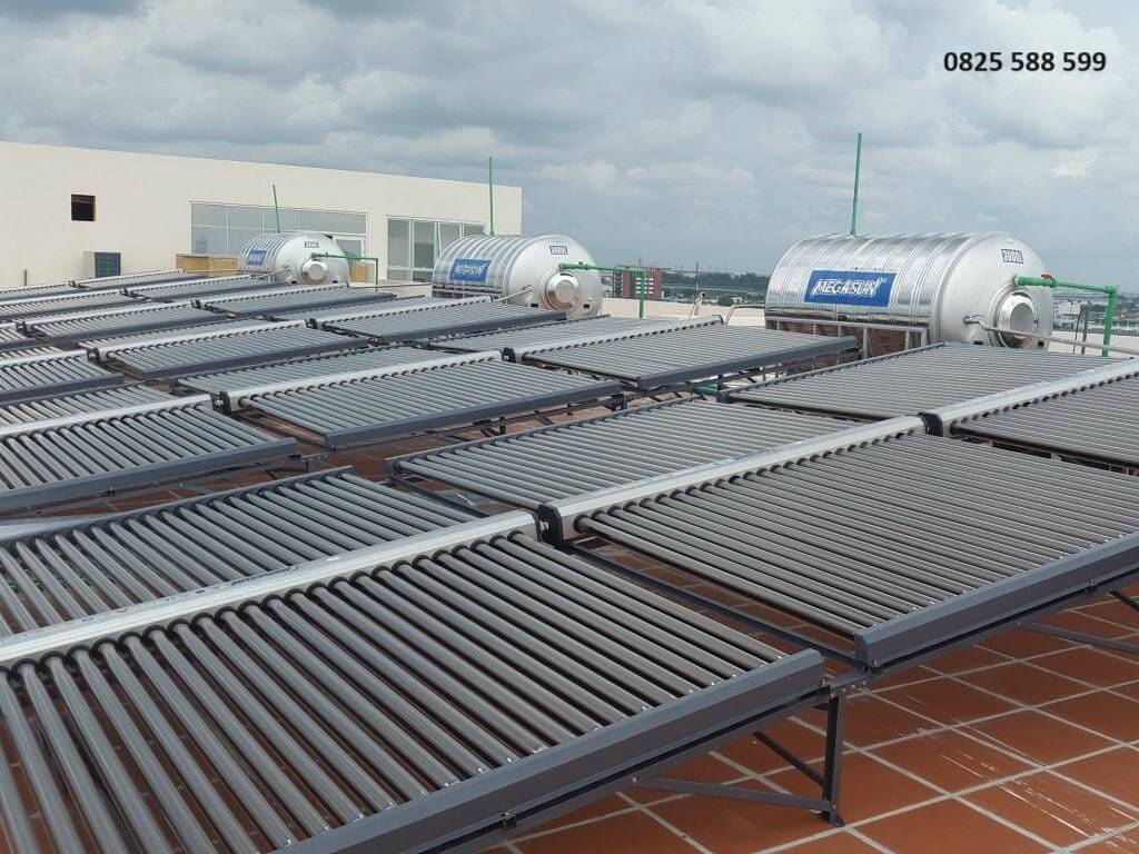 Máy nước nóng năng lượng mặt trời Megasun 4000 lít công nghiệp