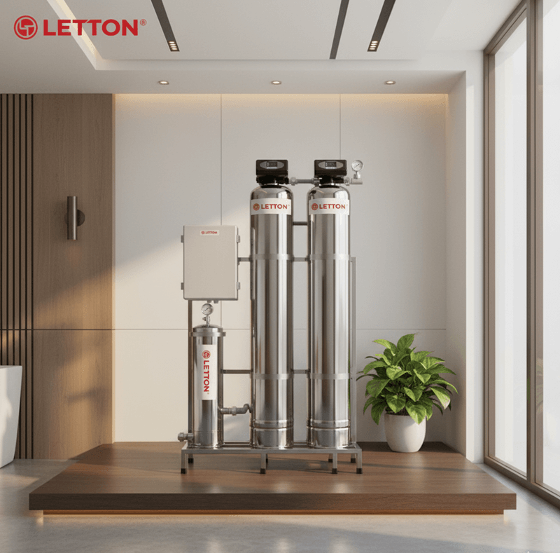 Bộ lọc nước đầu nguồn inox D250 -02SP-INOX – Phin lọc tinh