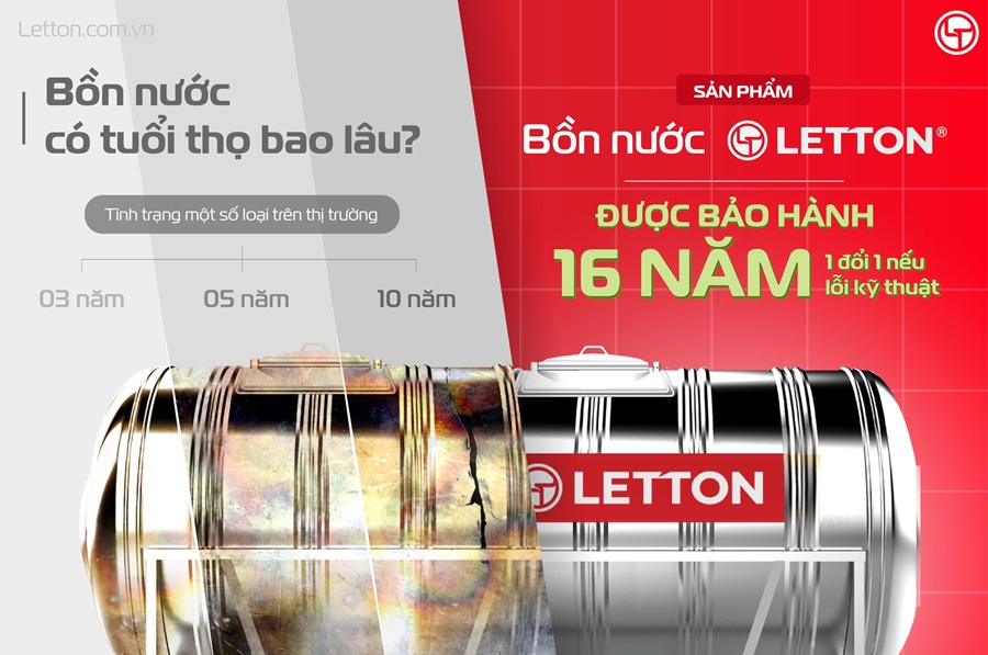 Bảng Giá Bồn Nước Inox và Máy Nước Nóng Năng Lượng Mặt Trời Letton 6 Bảng Giá Bồn Nước Inox và Máy Nước Nóng Năng Lượng Mặt Trời Letton