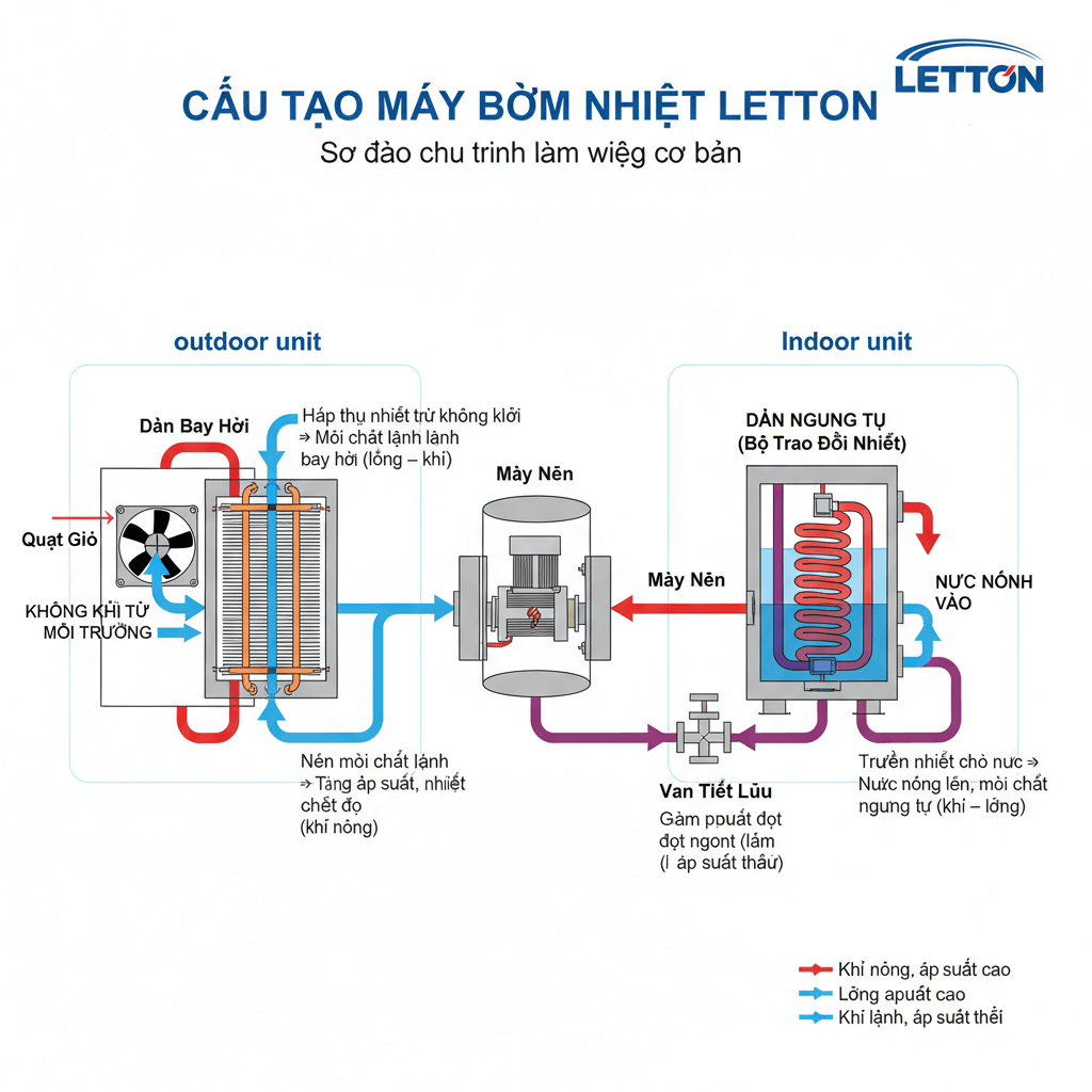 Máy bơm nhiệt LETTON 