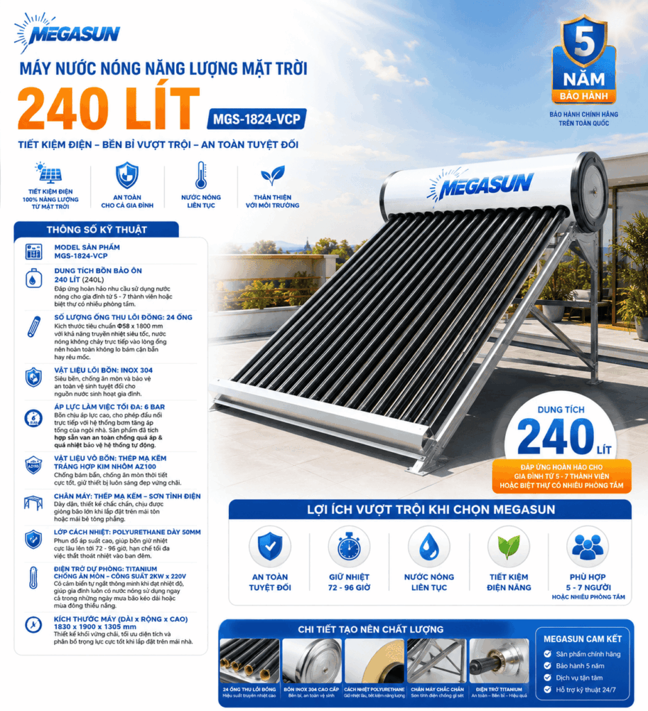 Máy Nước Nóng Năng Lượng Mặt Trời Megasun MGS-1824-VCP 2 3ba98e01 29b5 4ec2 92bb bd13e4a6e814